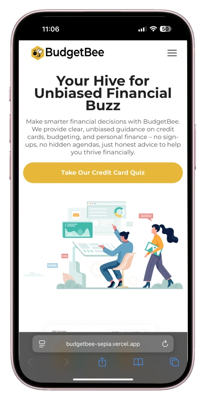 BudgetBee on iPhone